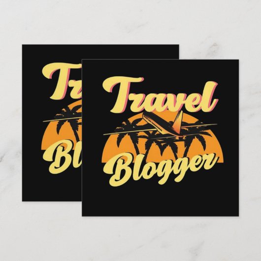 Reise-Blogger (Vorne/Hinten)