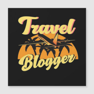 Reise-Blogger Magnetkarte