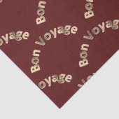 Reise-Bögen auf dunkelrotem Seidenpapier (Detail)