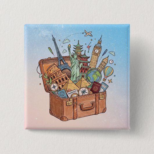 Reise Button (Vorderseite)