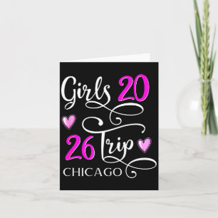 Reise Chicago Urlaubsgruppe Zusammenpassend Karte