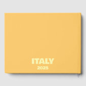 Reise-Couchtischbuch Italien Gästebuch (Rückseite)