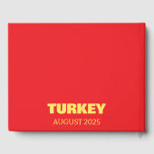 Reise-Couchtischbuch Türkei Gästebuch (Rückseite)