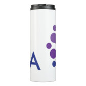 Reise-Cup mit heißem/kaltem Getränk Thermosbecher (Rückseite)