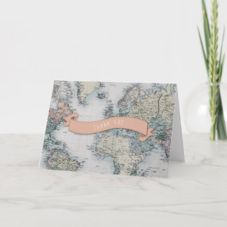 Reise danken Ihnen zu kardieren Dankeskarte