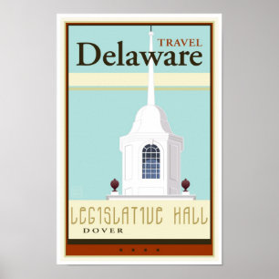 Reise Delaware Poster