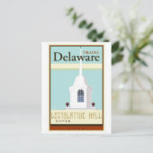 Reise Delaware Postkarte (Stehend Vorderseite)