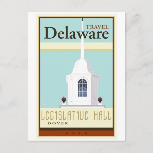 Reise Delaware Postkarte (Vorderseite)