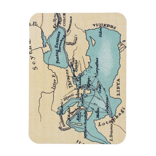 REISE DER ARGONAUTEN MAGNET (Vertikal)