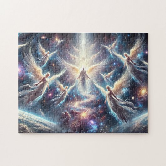 Reise der Engel-Sternenwesen durch den kosmischen Puzzle (Horizontal)