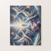Reise der Engel-Sternenwesen durch den kosmischen Puzzle (Vertikal)