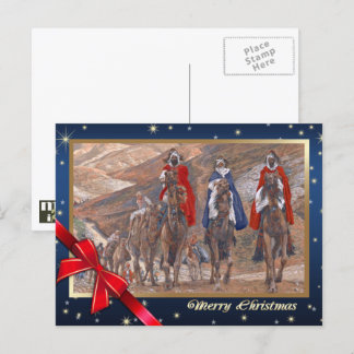 Reise der Magi. Fine Art Christmas Feiertagspostkarte