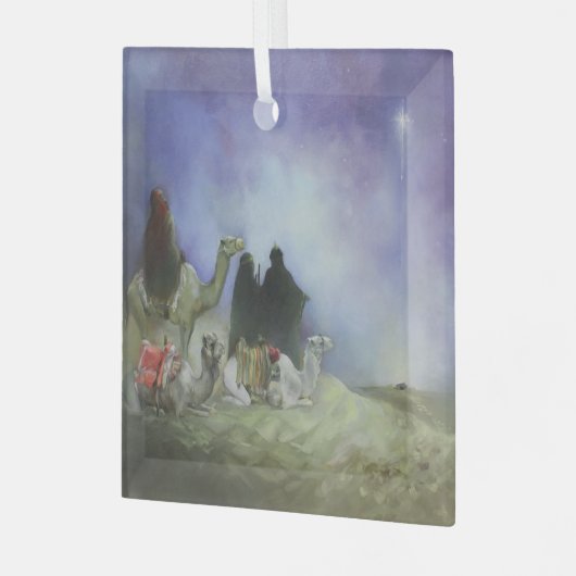 Reise der Magi Ornament Aus Glas (Vorderseite links)