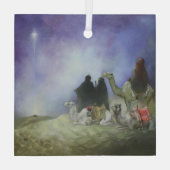 Reise der Magi Ornament Aus Glas (Rückseite)