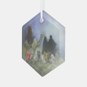 Reise der Magi Ornament Aus Glas (Vorderseite Links)