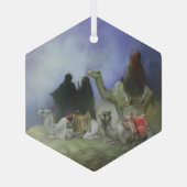 Reise der Magi Ornament Aus Glas (Rückseite)