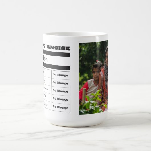 Reise der Mutter zur Liebe - Aufwertungsrechnung Kaffeetasse (Mittel)