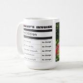 Reise der Mutter zur Liebe - Aufwertungsrechnung Kaffeetasse (Vorderseite Links)