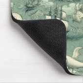 Reise der Weißen See Mousepad (Ecke)