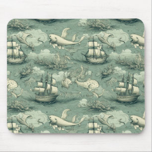 Reise der Weißen See Mousepad