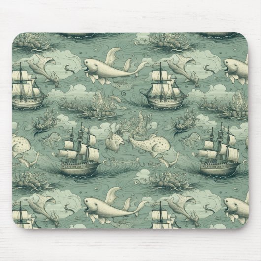 Reise der Weißen See Mousepad (Vorne)