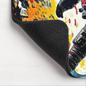 Reise des Astronauten | Cosmic Shatter Mousepad (Ecke)