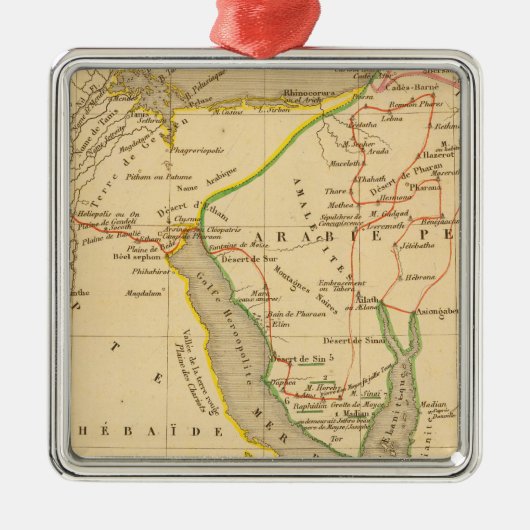 Reise-DES-Israelite depuis leur Ausfall d'Egypte Ornament Aus Metall (Vorne)