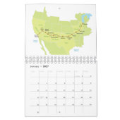 Reise des Kalenderweges 66 Kalender (Jan 2027)