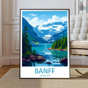 Reise Druck Wand Kunst Banff Nationalpark Banff Wa
