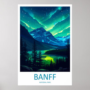 Reise-Druck Wandkunst Banff Nationalpark Banff Poster