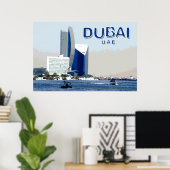 Reise Dubai Poster (Heimbüro)