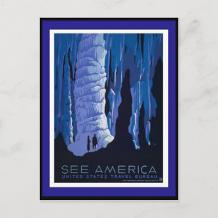 Reise durch Amerika - WPA Postkarte