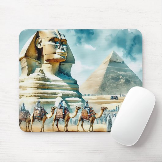 Reise durch das alte Ägypten Mousepad (Mit Mouse)