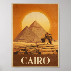 Reise durch das alte Kairo Poster