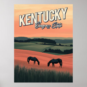 Reise durch das alte Kentucky Poster