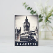 Reise durch das alte London England Postkarte (Stehend Vorderseite)