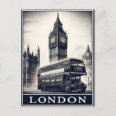 Reise durch das alte London England Postkarte (Vorderseite)