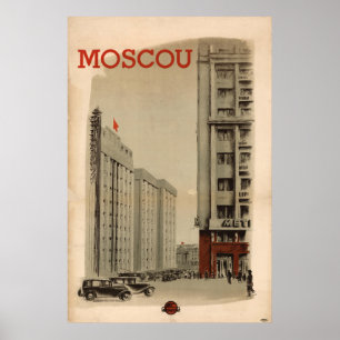 Reise durch das alte Moskau Poster