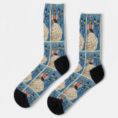 Reise durch das alte Spanien Socken (Linkes Detail)