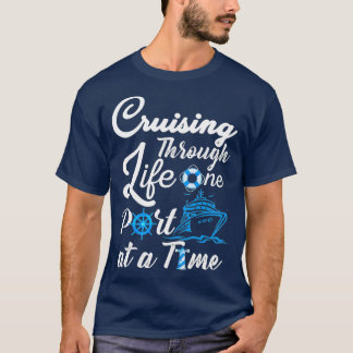 Reise durch das Leben Ein Hafen zu einer Zeit Männ T-Shirt