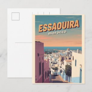 Reise durch die Altstadt von ESSAOUIRA, Marokko Postkarte