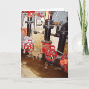 "Reise durch die Pipeline" Geburtstagskarte Karte