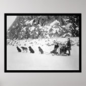 Reise durch Dog Sled Canada 1912 Poster (Vorne)