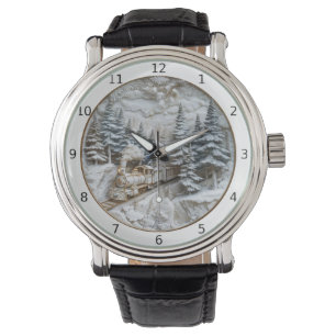 Reise durch ein Winterwunderland. Armbanduhr