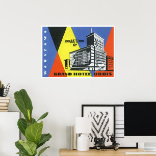Reise durch Europa in alten Zeiten, Warschau (Wars Poster