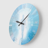 Reise durch Raum und Zeit Große Wanduhr (Winkel)