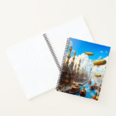 Reise durch Steampunk City Notizblock (Innenseite)