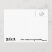 Reise durch Zug-Pennsylvania Eisenbahn-Postkarte Postkarte (Rückseite)