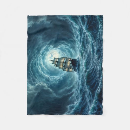 Reise eines Sturmsturms auf dem Schiff Fleecedecke (Vorderseite)