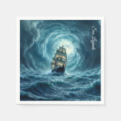 Reise eines Sturmsturms auf dem Schiff Serviette (Vorderseite)
